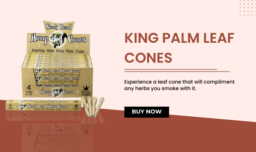 King Palm leaf cones